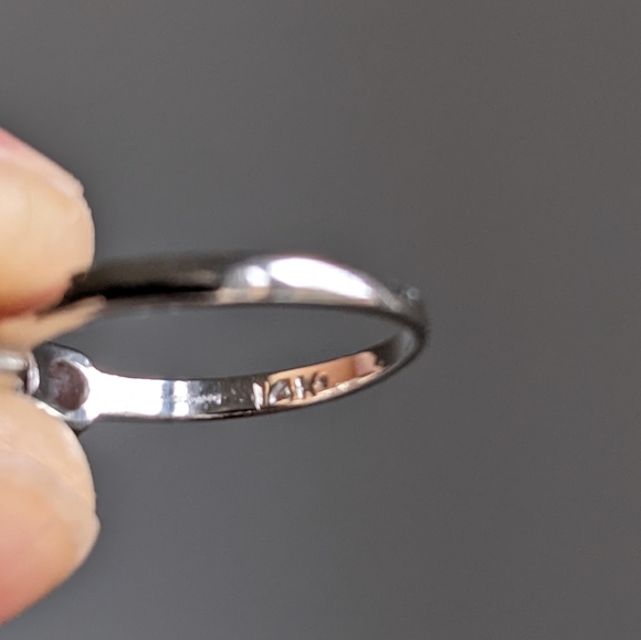 💎SOLD 14K Gold Trinity Ring 3 Carat Zirconia - Picture 5 of 5